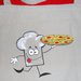 Grembiule con pettorina dipinto a mano per pizzaioli