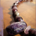 Purple witch necklace -strega viola collana agata ametista pietre 