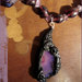 Purple witch necklace -strega viola collana agata ametista pietre 