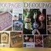  6 RIVISTE DECOUPAGE CON  CARTE