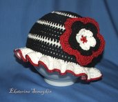 Crochet girl hat
