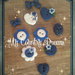 Bottoni artigianali "Romantic in blue"