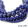 NOVITA'! LOTTO 60 perle "Simil Lapis" (6 mm) (cod. new)