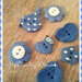 Bottoni artigianali "Romantic in blue"