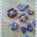 Bottoni artigianali "Purple Spring"