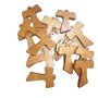 Croce tau in legno 10 pz