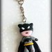 Portachiavi in fimo handmade Supereroi Batman Uomo ragno Capitan America idee regalo festa del papà regalo 