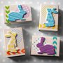 Pasqua Collection^^ - Lotto Scatoline decorate per regali e pensierini di pasqua - Coniglietti^^ (4pz)