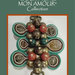Ciondolo con centrale in metallo e perline a rilievo - Collezione "Soutache Mon Amour"
