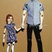 Bambola di carta articolata, realistica, personalizzata, unica nel suo genere