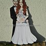  Gli Sposi-Bambole di carta articolate,realistiche,personalizzate,uniche nel suo genere,matrimonio,fidanzamento,anniversario
