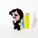 Edgar Allan Poe amigurumi portachiavi pupazzetto uncinetto