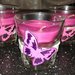 Mini candele in bicchierino/profumate alla lavanda