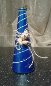 Vaso decorato/stile marino