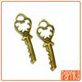 2 Charms Chiavi bronzo