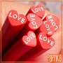 2 Canes - cuore "LOVE"