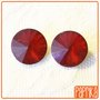 2 Rivoli Cabochon in resina 14mm