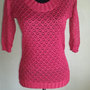 maglia cotone donna pizzo