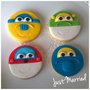 biscotti decorati a tema super wings