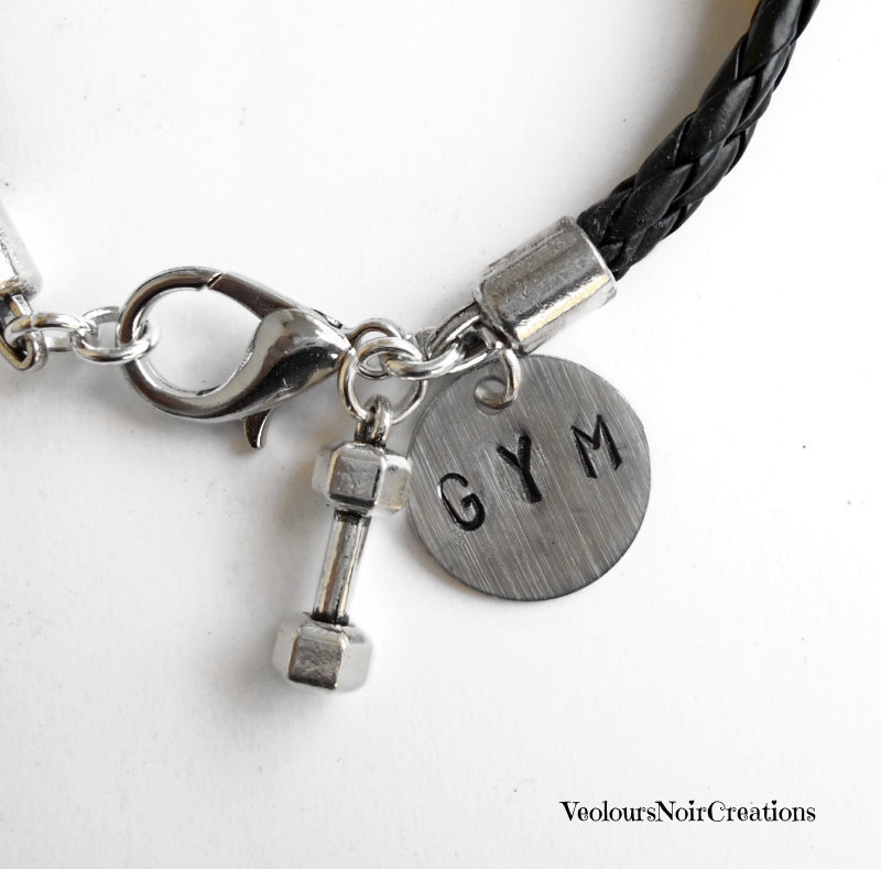Collana Uomo Con Ciondolo Bilanciere E Manubri In Acciaio Inossidabile - Gioiello Fitness Per Sollevamento Pesi - 3