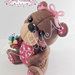 Cake topper “Lovely Little Bear” (personalizzabile)
