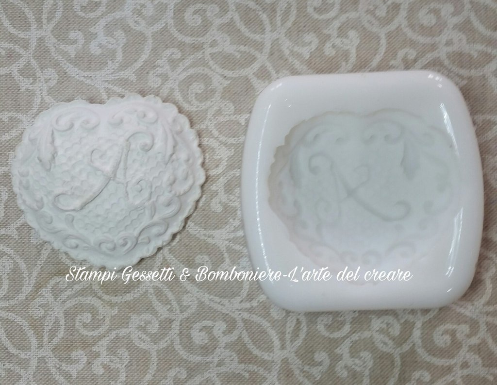 Stampo In Silicone A Forma Di Coniglio E Cuore SVOCK Per Pasqua - Fai Da Te Per Candele, Gesso E Saponi