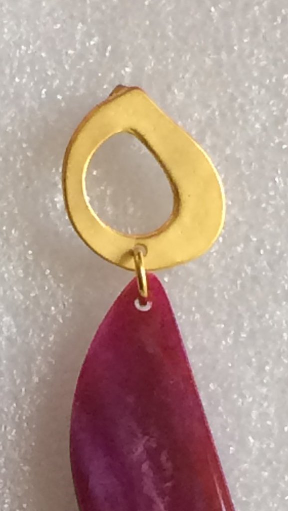 Orecchini Pendenti Grandi A Forma Di Cuore Cavo Con Fiamma - Acrilico Rosso - Accessori Bohemien Punk Per Donne E Ragazze