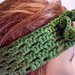 Fascia paraorecchie di lana verde 
