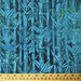 TESSUTI AMERICANI PER REALIZZAZIONI PATCHWORK - batick blu/azzurro con canne di bambu'  