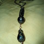 collana con catena nera