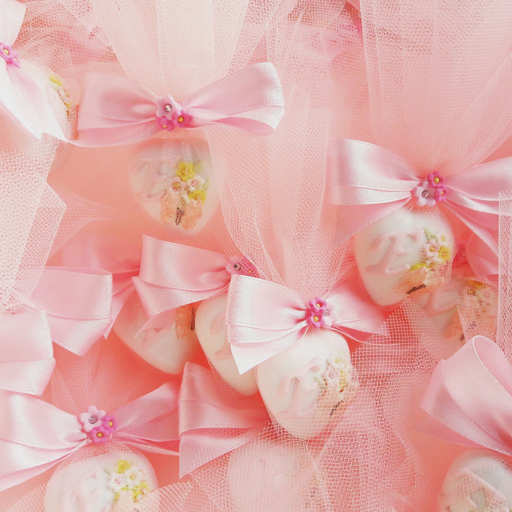 200 Veletti Tondi In Tulle Morbido Per Bomboniere - Colore Bianco, Perfetti Per Battesimo, Comunione, Cresima, Matrimonio, Nascita E Compleanno - 2