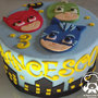 TOPPER per torta SUPER PIGIAMINI_PJ MASKS_COMPLEANNO_personalizzato NOME ed ANNI