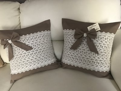 Cuscino Rettangolare (50 Cm) Korai Tortora - Tessile Per Esterno