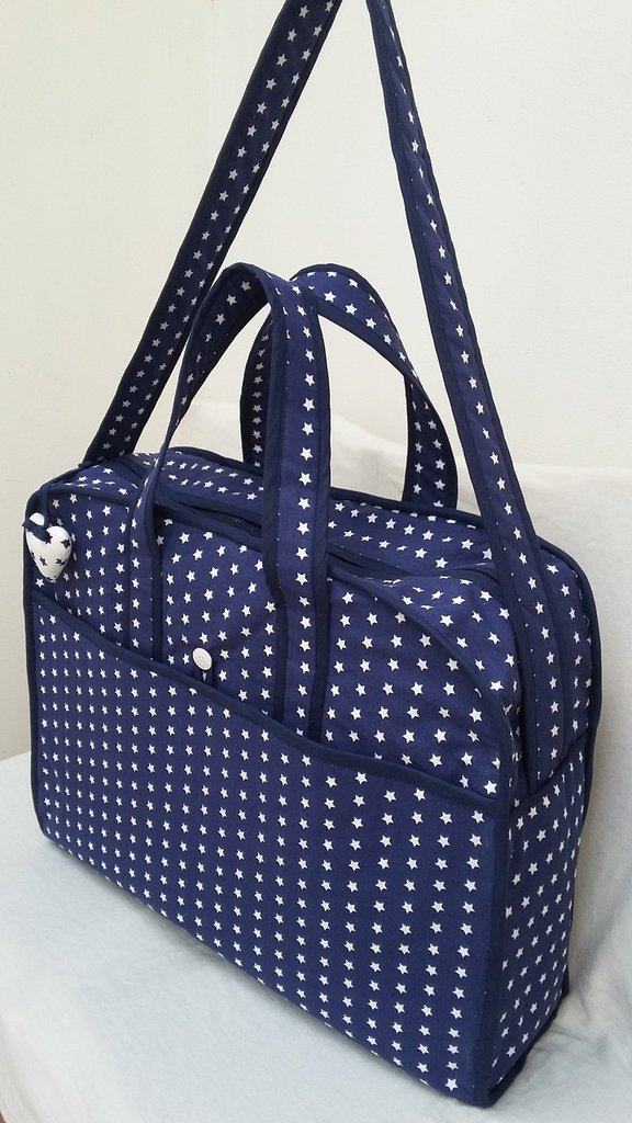 Relaxdays Organizer Portapannolini In Feltro - Borsa Con 11 Scomparti, Grigio Scuro - Foto 7