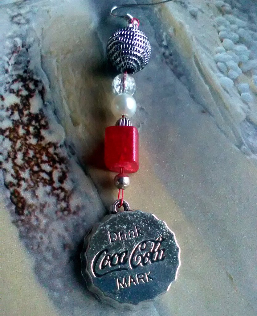 Collana in argento tibetano, pietre sfaccettate e murrine - Gioiell... | su