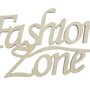 Scritta in legno "fashion zone"