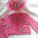 Giacchino / coprispalle / maglia/  cardigan in cotone  con farfalline