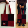 Shopper gufo quadri