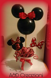 minnie mouse centrotavola compleanno