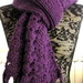 Pattern Spiegazione per Viola - grande sciarpa uncinetto crochet + maglia knit senza cuciture (file PDF)