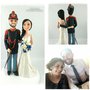 Cake topper sposi personalizzati 