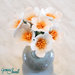 Piccolo bouquet di fiori in porcellana fredda