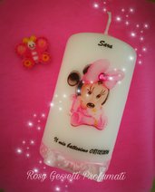 Candela personalizzata "Minnie"