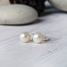 Orecchini in Argento 925 e perle bianche naturali speciali per la sposa, realizzato a mano