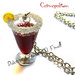 Collana Cocktail Cosmopolitan - handmade idea regalo barman - kawaii miniature