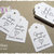 Bigliettini Matrimonio - tags wedding