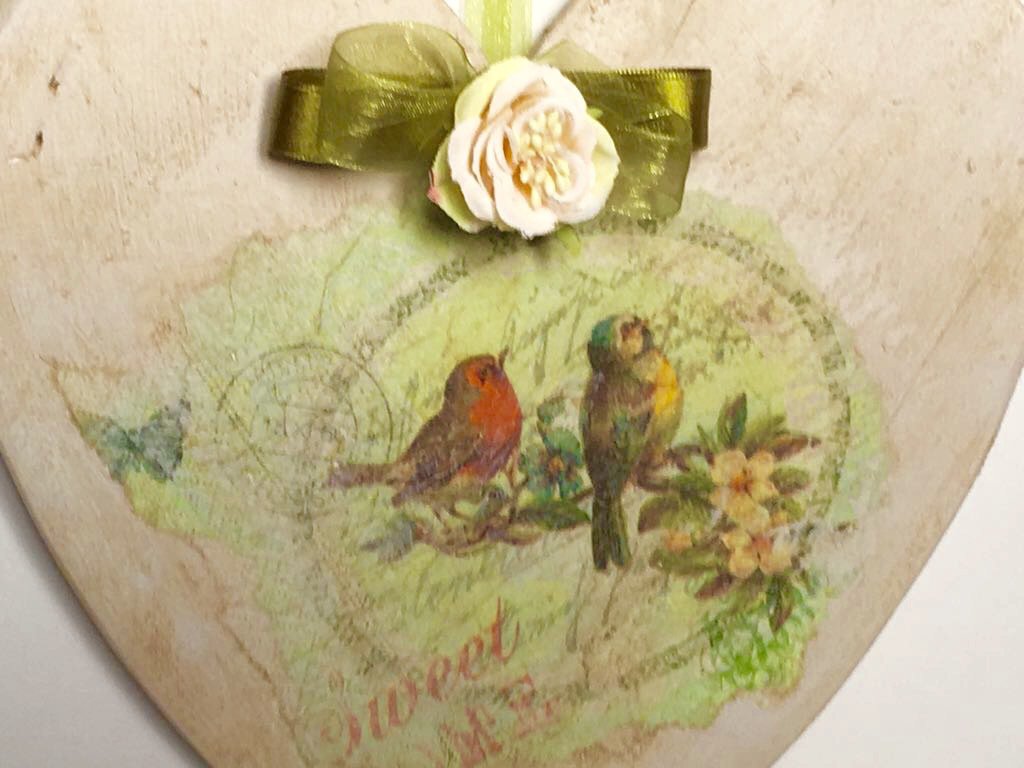 Scritta Love In Legno – "L" Con Doghe E "O" A Forma Di Cuore – Nuvole Di Legno - Foto 11