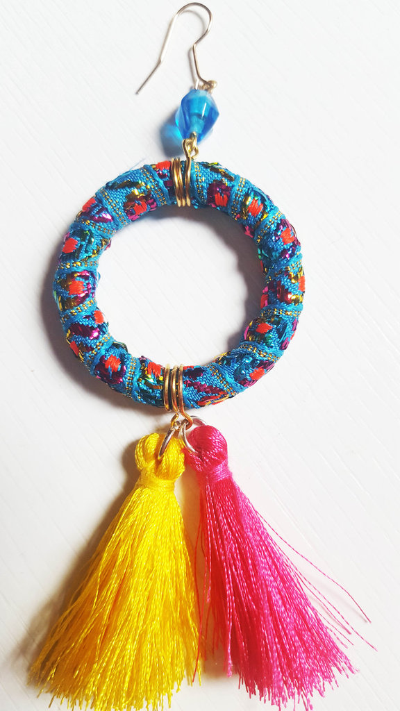 Orecchini Pendenti Donna Arg 925 Ros&eacute; Pietre Naturali Giada Viola