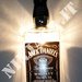 Lampadario lampada sospensione bottiglia Whiskey Jack Daniel's Daniels Riuso Riciclo Creativo Arredo