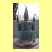 castello di pannolini idea regalo utile neonato battesimo compleanno